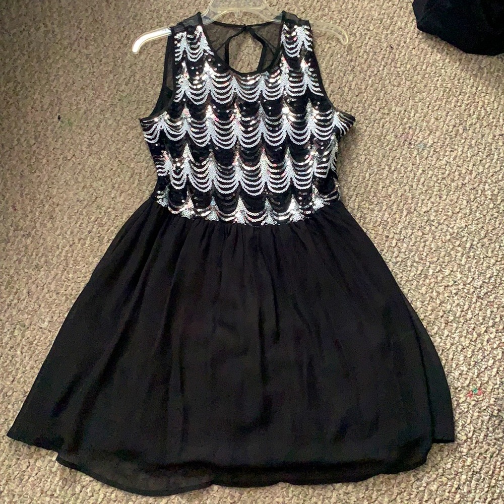 Black Dress w/ Sequins